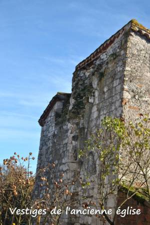 Taix le village vestiges ancienne église
