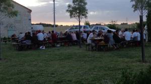 Le soleil se couche mais les discussions vont bon train !